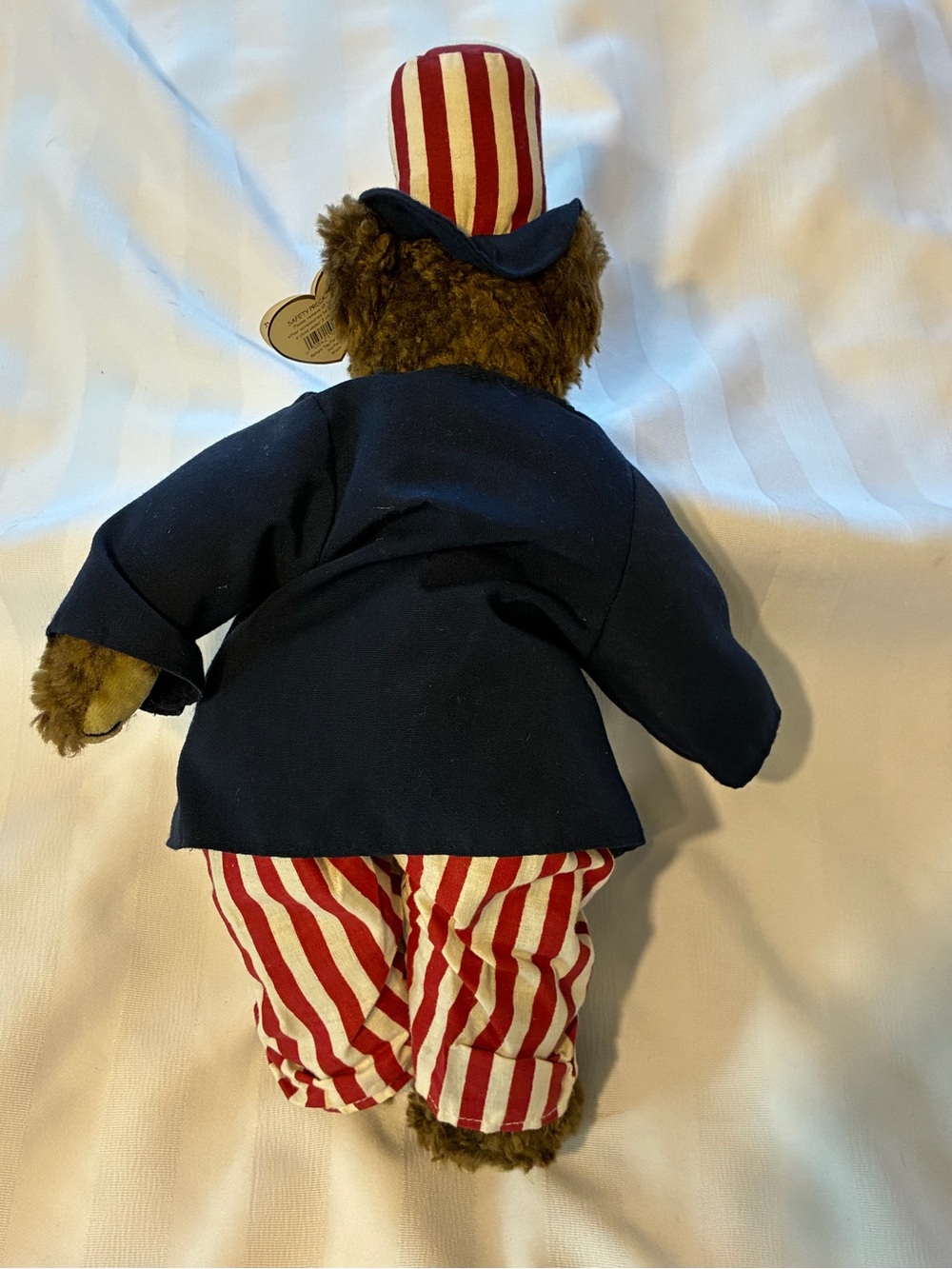 1993 Ty Attic Treasures "Samuel" Patriotic Bear dressed in an Uncle Sam costume - Picture 4 of 11